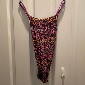 Speedo, rare new printed suit SIZE 28
